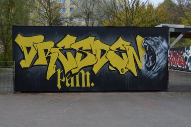 Graffiti Wall in Dresden - Photo by ARTHOOLIGAN - ALEC, THUNDER, NEW (2013)
