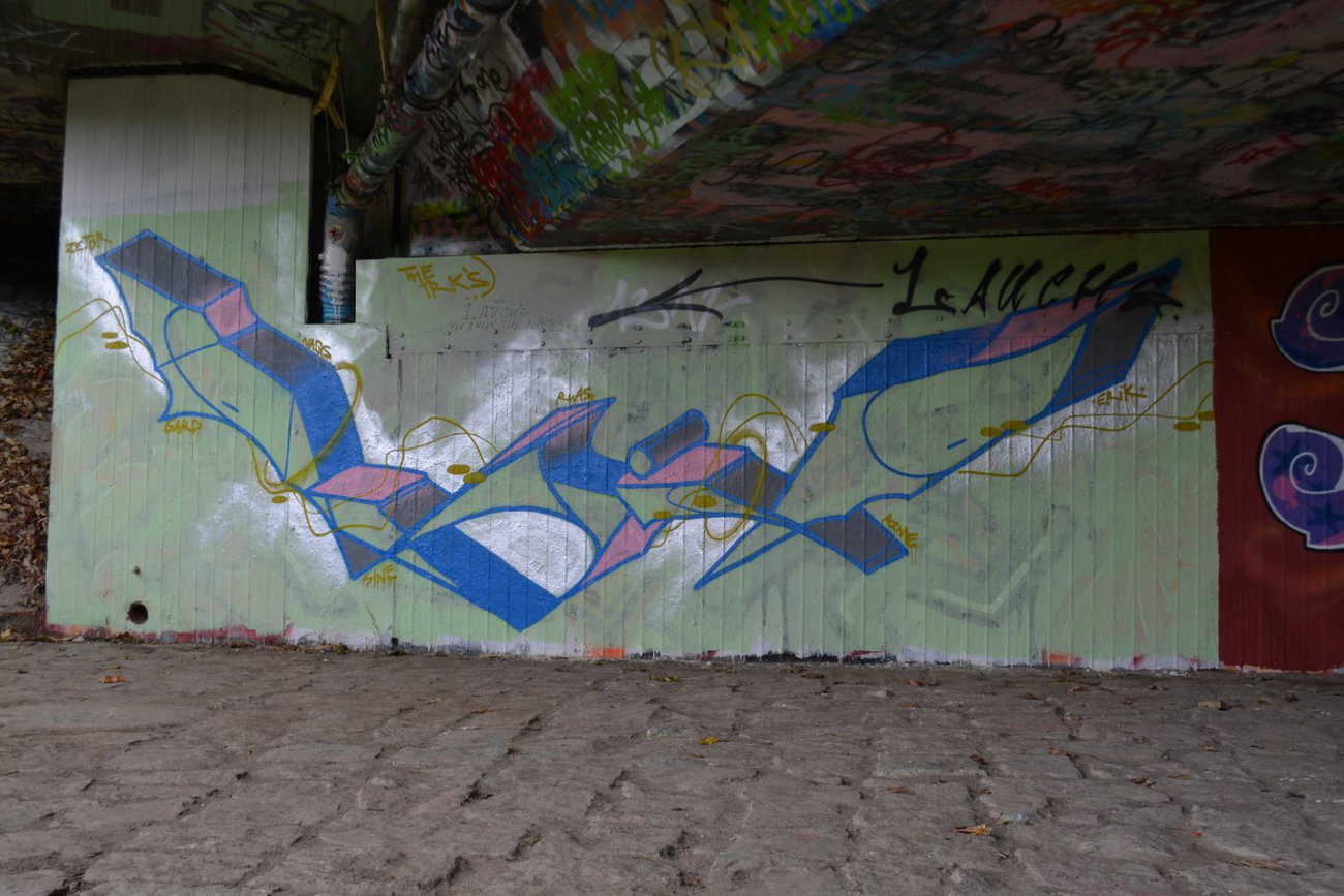 Graffiti Wall in Dresden - Photo by ARTHOOLIGAN - TRK, OSF, CFF (2013)