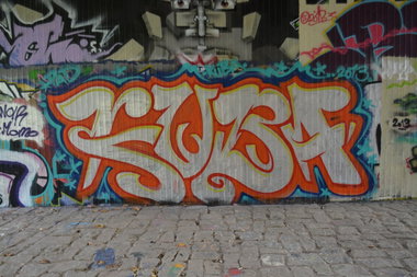 Graffiti Wall in Dresden - Photo by ARTHOOLIGAN - PAD, GFB (2013)