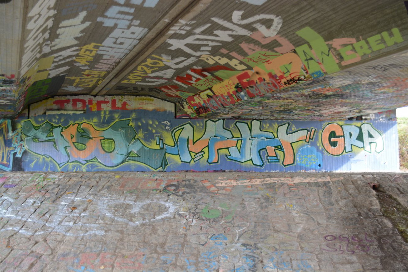 Graffiti Wall in Dresden - Photo by ARTHOOLIGAN (2013)