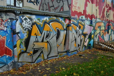 Graffiti Wall in Dresden - Photo by ARTHOOLIGAN (2013)