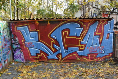 Graffiti Wall in Dresden - Photo by ARTHOOLIGAN (2013)