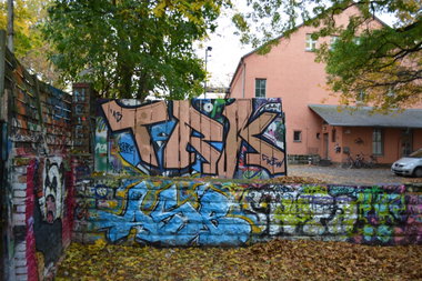 Graffiti Wall in Dresden - Photo by ARTHOOLIGAN (2013)