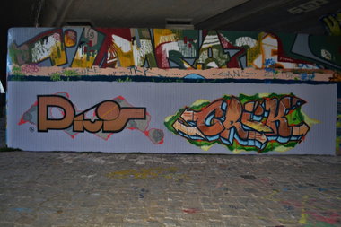 Graffiti Wall in Dresden - Photo by ARTHOOLIGAN - EVG, SGD (2014)