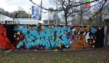Graffiti Wall in Chemnitz - Photo by ARTHOOLIGAN (2014)