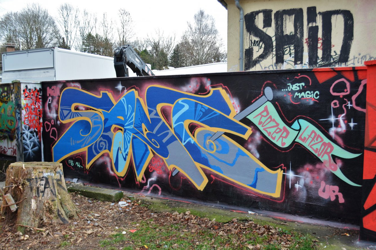 Graffiti Wall in Chemnitz - Photo by ARTHOOLIGAN - MIJA (2014)