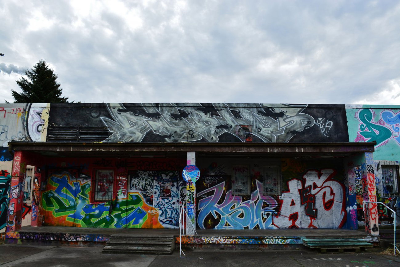 Graffiti Wall in Chemnitz - Photo by ARTHOOLIGAN - SKF, OWA, AS (2013)