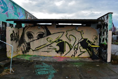 Graffiti Wall in Chemnitz - Photo by ARTHOOLIGAN - SKF, OWA (2013)