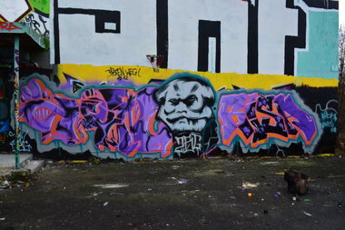 Graffiti Wall in Chemnitz - Photo by ARTHOOLIGAN - ZBG (2014)