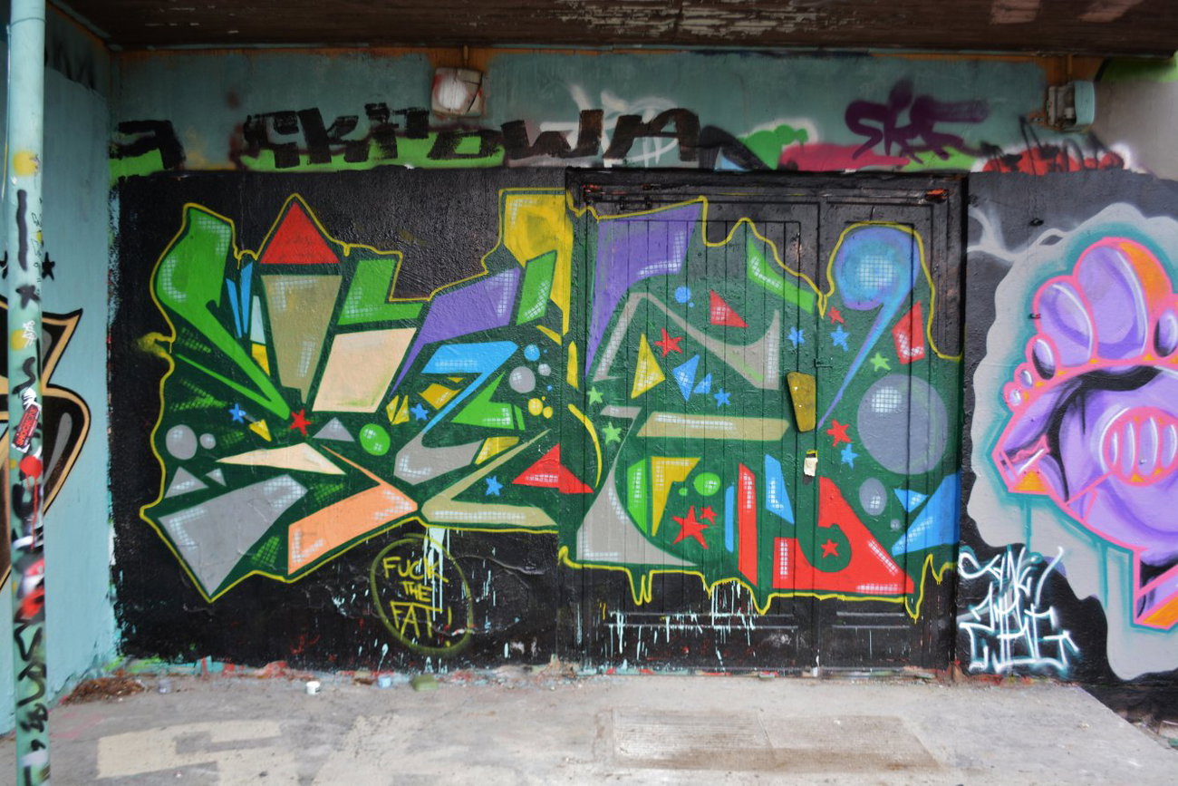 Graffiti Wall in Chemnitz - Photo by ARTHOOLIGAN (2014)