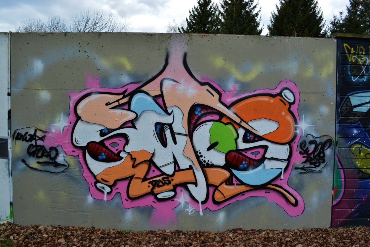 Graffiti Wall in Chemnitz - Photo by ARTHOOLIGAN - UWAX (2014)
