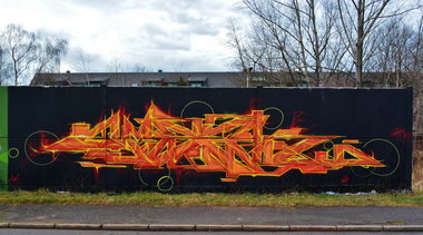 Graffiti Wall in Chemnitz - Photo by ARTHOOLIGAN - CSF, BSX (2012)