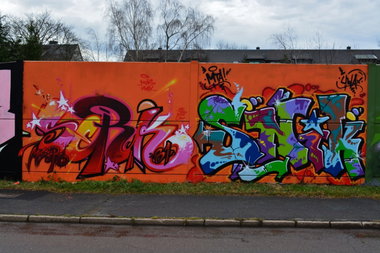 Graffiti Wall in Chemnitz - Photo by ARTHOOLIGAN - MTA, UWAX (2013)