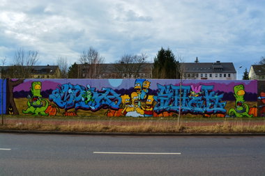 Graffiti Wall in Chemnitz - Photo by ARTHOOLIGAN (2013)