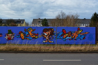 Graffiti Wall in Chemnitz - Photo by ARTHOOLIGAN - MTA (2014)