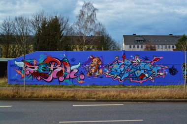 Graffiti Wall in Chemnitz - Photo by ARTHOOLIGAN - MTA, BSX, UWAX (2014)