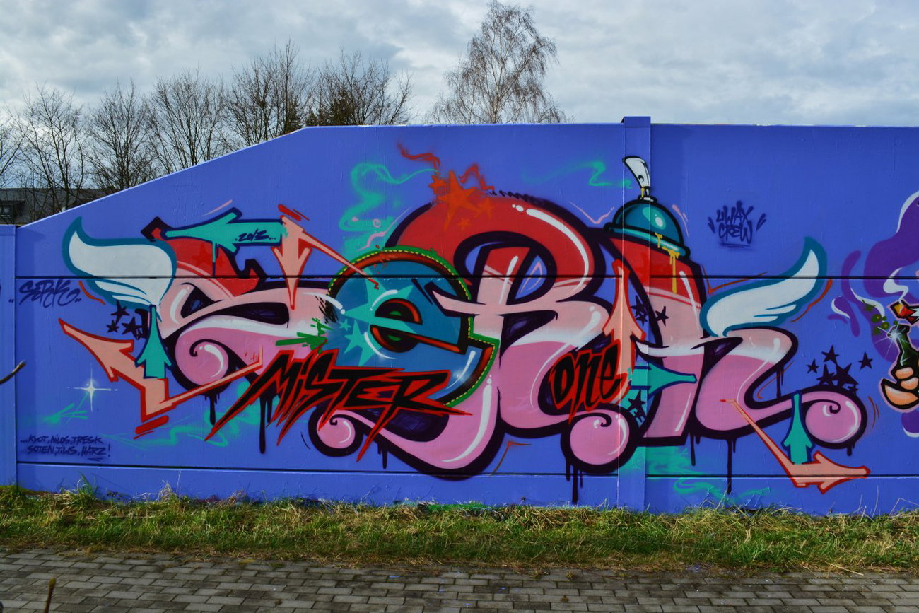 Graffiti Wall in Chemnitz - Photo by ARTHOOLIGAN - UWAX, MTA, BSX (2014)