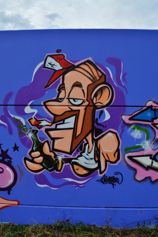 Graffiti Wall in Chemnitz - Photo by ARTHOOLIGAN - UWAX (2014)