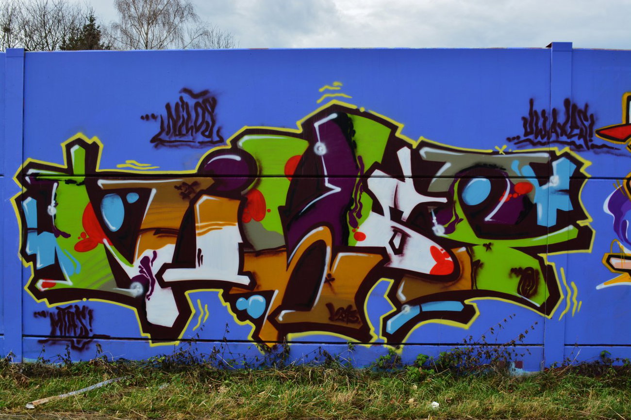 Graffiti Wall in Chemnitz - Photo by ARTHOOLIGAN - MTA, UWAX (2014)