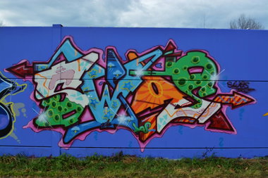 Graffiti Wall in Chemnitz - Photo by ARTHOOLIGAN - MTA, UWAX (2014)