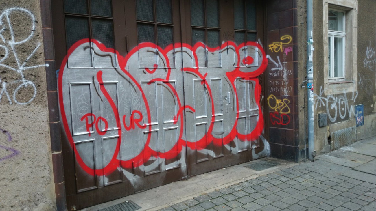 Graffiti Wall in Dresden - Photo by ARTHOOLIGAN - OSF, CFF (2013)