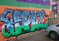 Graffiti Wall in Dresden - Photo by ARTHOOLIGAN (2014)