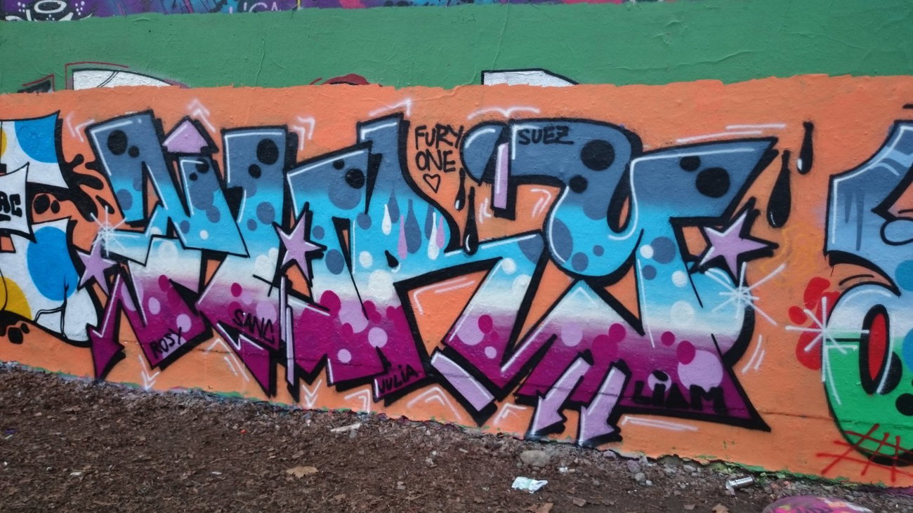 Graffiti Wall in Dresden - Photo by ARTHOOLIGAN (2014)