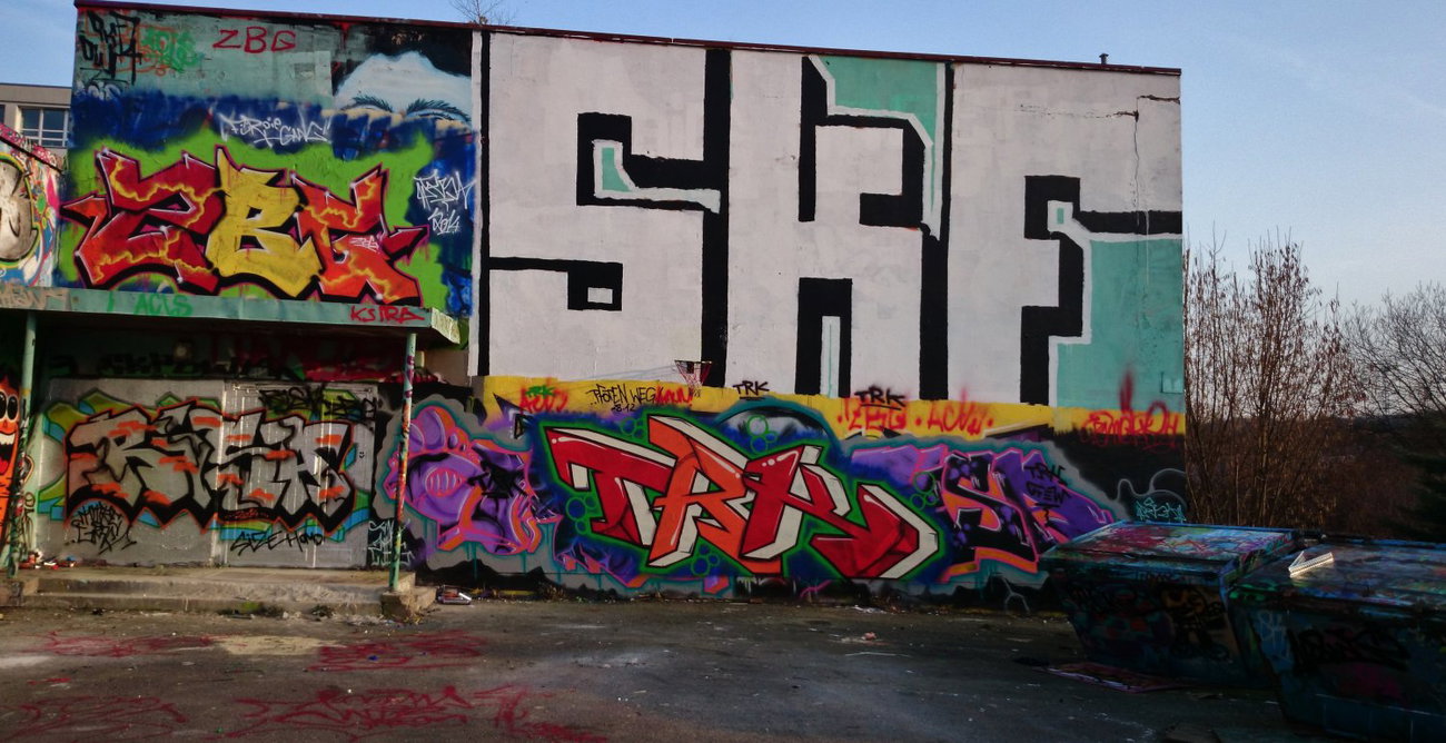 Graffiti Wall in Chemnitz - Photo by ARTHOOLIGAN (2013)
