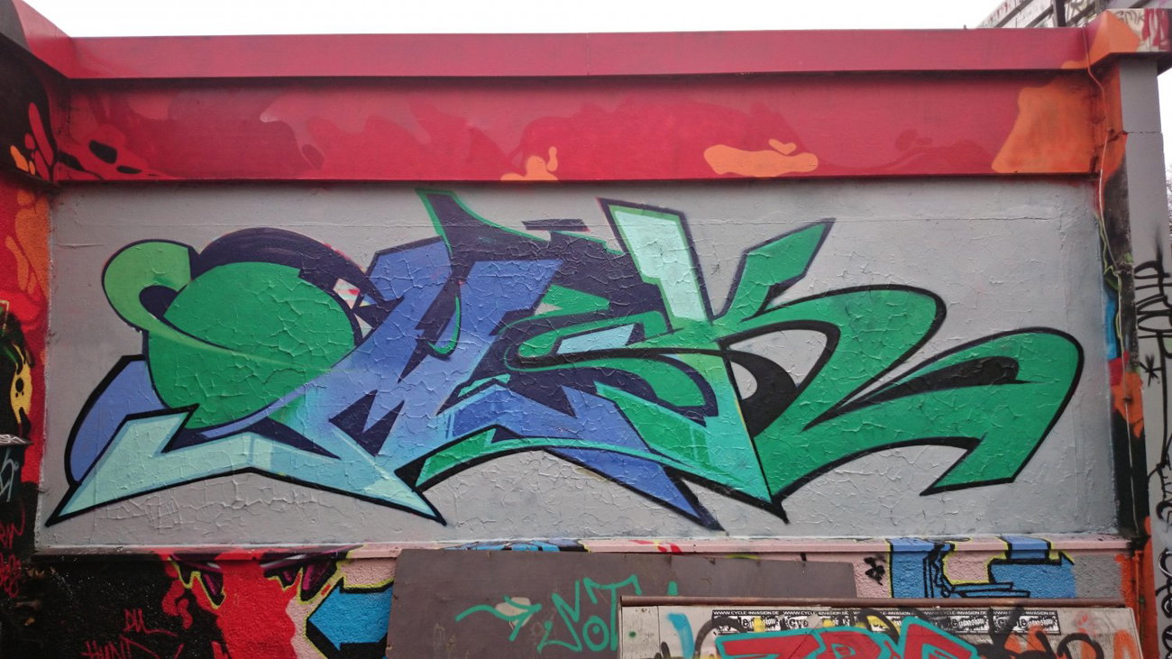 Graffiti Wall in Chemnitz - Photo by ARTHOOLIGAN - CSF, BSX (2014)