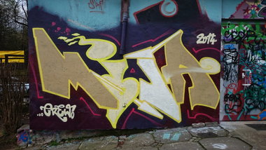 Graffiti Wall in Chemnitz - Photo by ARTHOOLIGAN (2014)