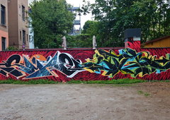 Graffiti Wall in Dresden - Photo by ARTHOOLIGAN - NCNL (2014)