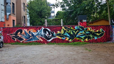 Graffiti Wall in Dresden - Photo by ARTHOOLIGAN - NCNL (2014)