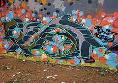 Graffiti Wall in Dresden - Photo by ARTHOOLIGAN - TRK (2014)