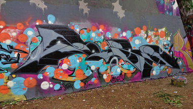 Graffiti Wall in Dresden - Photo by ARTHOOLIGAN - TRK (2014)