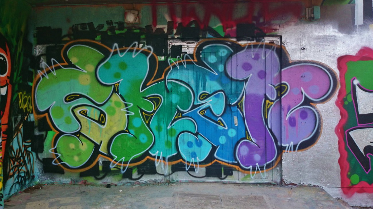 Graffiti Wall in Chemnitz - Photo by ARTHOOLIGAN - ANE, ZBG (2014)