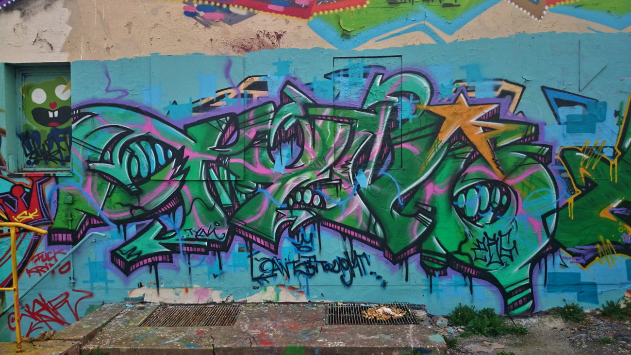 Graffiti Wall in Chemnitz - Photo by ARTHOOLIGAN - ZBG (2014)