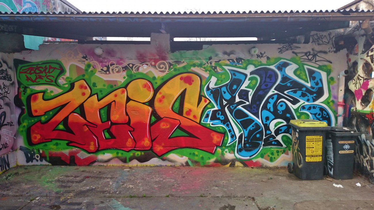 Graffiti Wall in Chemnitz - Photo by ARTHOOLIGAN (2014)
