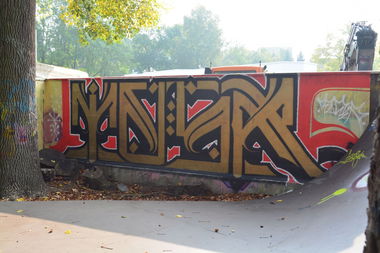 Graffiti Wall in Chemnitz - Photo by ARTHOOLIGAN - 9MM (2014)