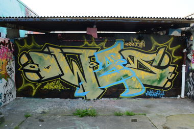Graffiti Wall in Chemnitz - Photo by ARTHOOLIGAN - SKF (2014)