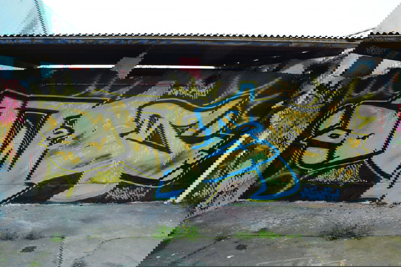 Graffiti Wall in Chemnitz - Photo by ARTHOOLIGAN - SKF (2014)