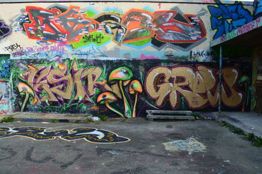 Graffiti Wall in Chemnitz - Photo by ARTHOOLIGAN - SKF (2014)