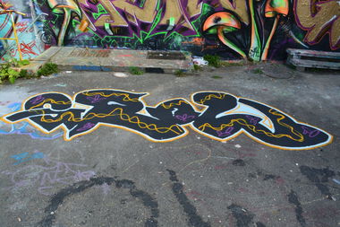 Graffiti Wall in Chemnitz - Photo by ARTHOOLIGAN - SKF (2014)