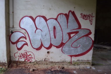 Graffiti Bombing in Chemnitz - Photo by ARTHOOLIGAN - IAC, BANDITS, 104 (2014)