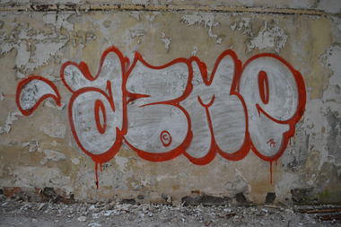 Graffiti Bombing in Chemnitz - Photo by ARTHOOLIGAN - KGB, DB (2014)