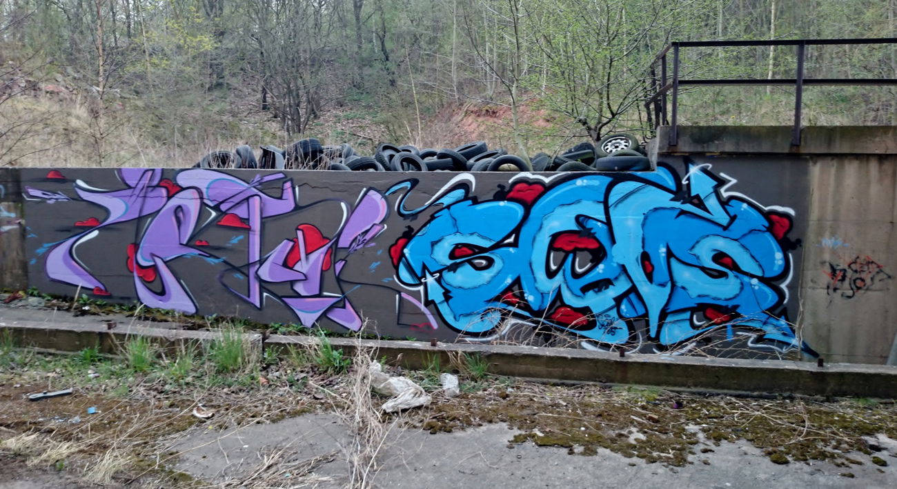 Graffiti Wall in Chemnitz - Photo by ARTHOOLIGAN