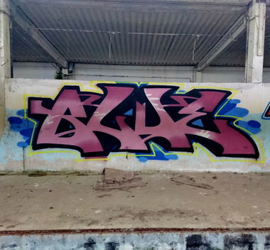 Graffiti Wall in Dresden - Photo by ARTHOOLIGAN - FDJ, VDE