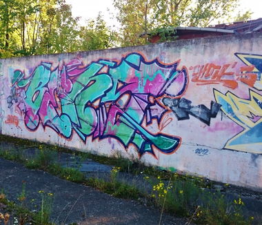 Graffiti Wall in Magdeburg - Photo by ARTHOOLIGAN - OHOH