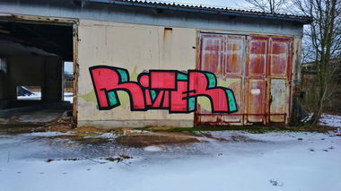 Graffiti Wall in Dresden - Photo by ARTHOOLIGAN - VDE