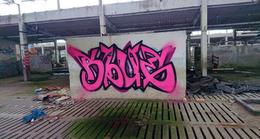 Graffiti Wall in Dresden - Photo by ARTHOOLIGAN - FDJ, VDE