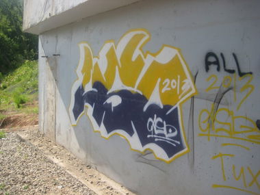 Graffiti Bombing in Kirov - Photo by ASD - ASD (2013)